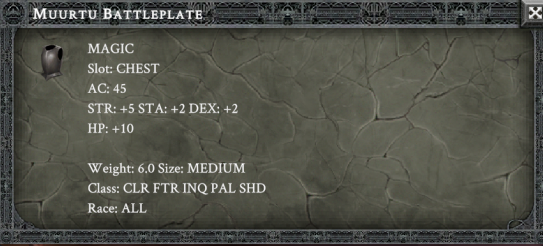 MUURTU BATTLEPLATE item card